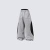 Color Block Loose Fit Sweatpants Men Women Winter Casual Streetwear