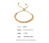 Qiong Yao Luxurious 4mm Stainless Steel Bead Bracelet for Women – Versatile and Elegant Design