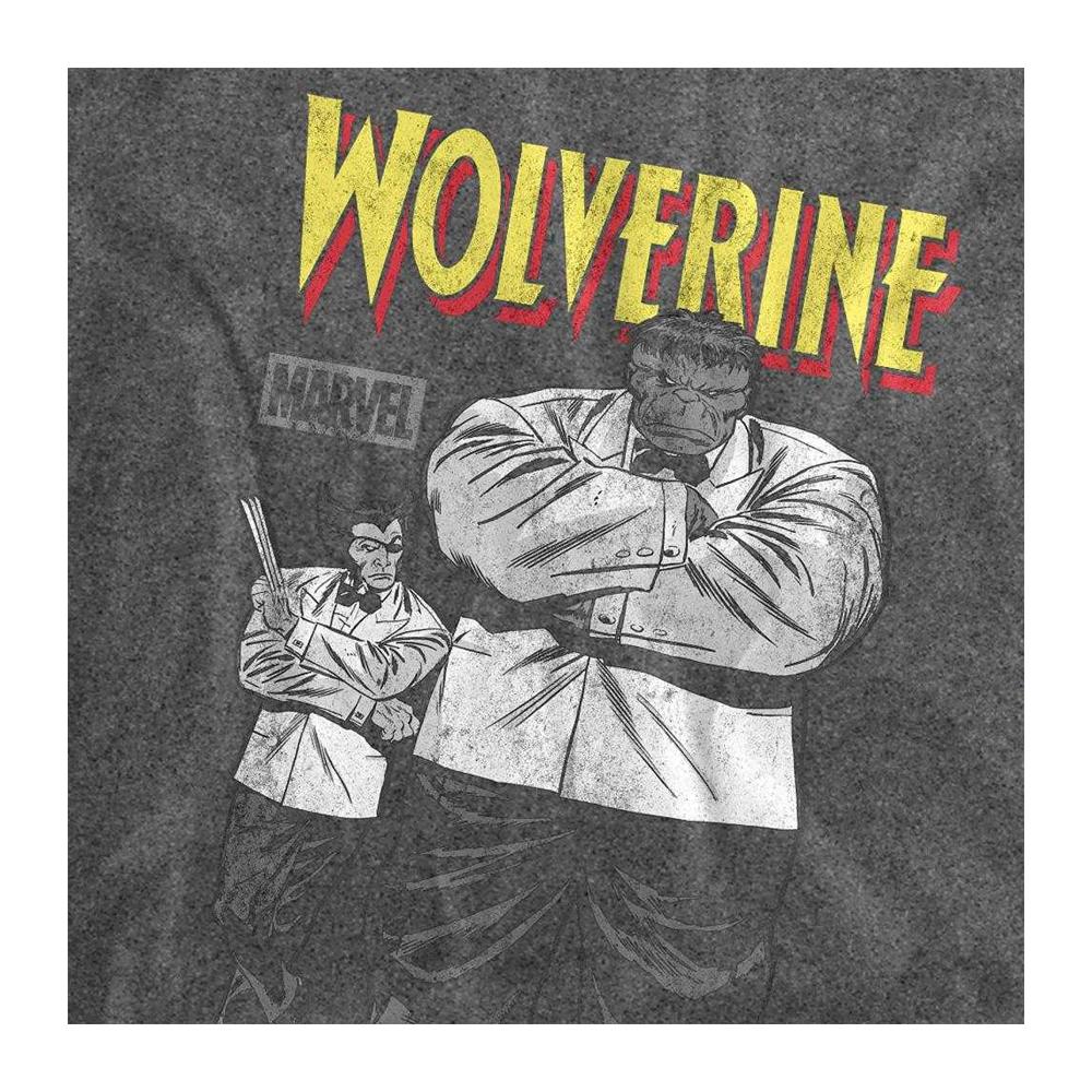 Wolverine Unisex Adult Madripoor Hulk Vintage Wash Back Print T-Shirt
