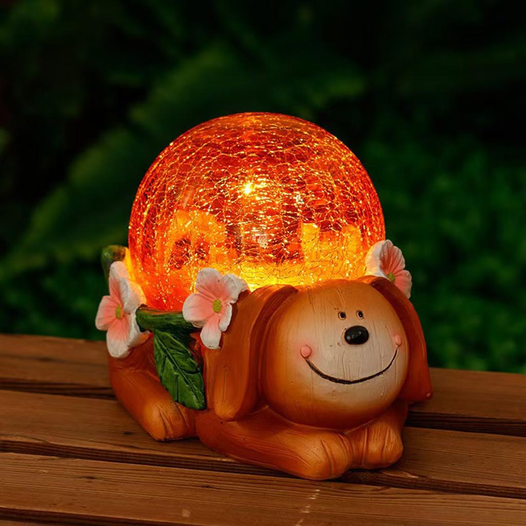 Solar Garden Snail Statues Lights Resin Snail Figurine Lights Waterproof Garden Decorative Lamp for Patio Yard Lawn Ornament