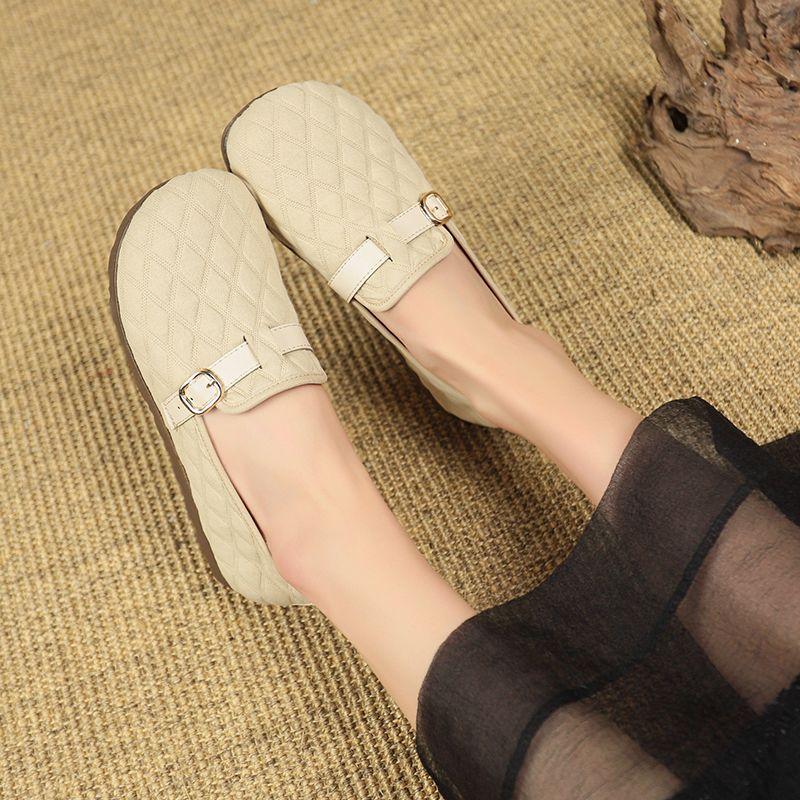 Women's Flat Loafers Shoes Round Toe Slip-on Ladies Footwear With Discount Offer 2025 Trend Y2k 39 Chic and Elegant Casual Shoe