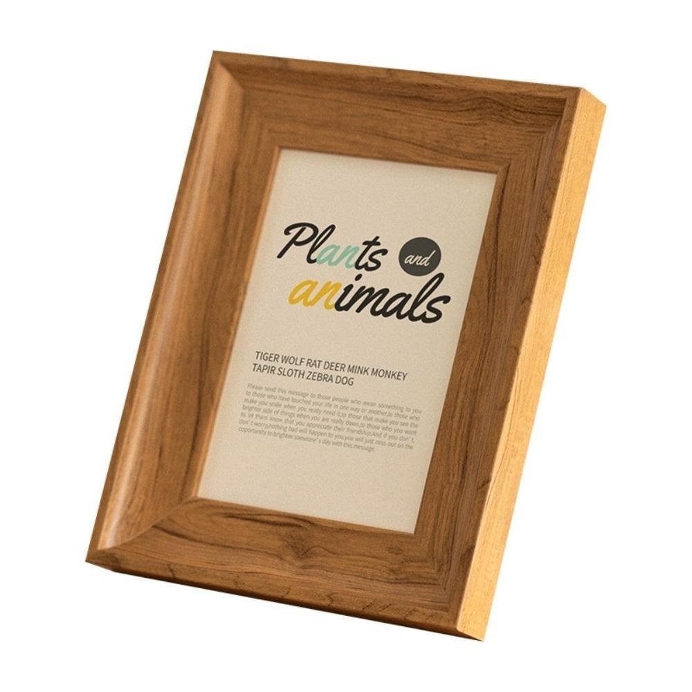 Multi-Size Photo Frame Acrylic Resin Resin Picture Frame Wide Border Retro Style Vintage Photo Frame Home Decoration