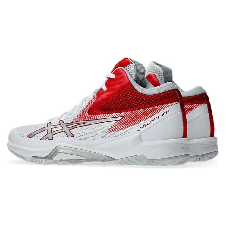 Asics V-Swift FF MT 4 Durable Breathable Low Top Training Shoes Unisex Sneaker White Red 1053A064-101