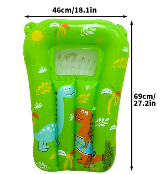 Floating Water Toy: Children s Inflatable Raft & Surfboard with Observation Mirror 69x46CM