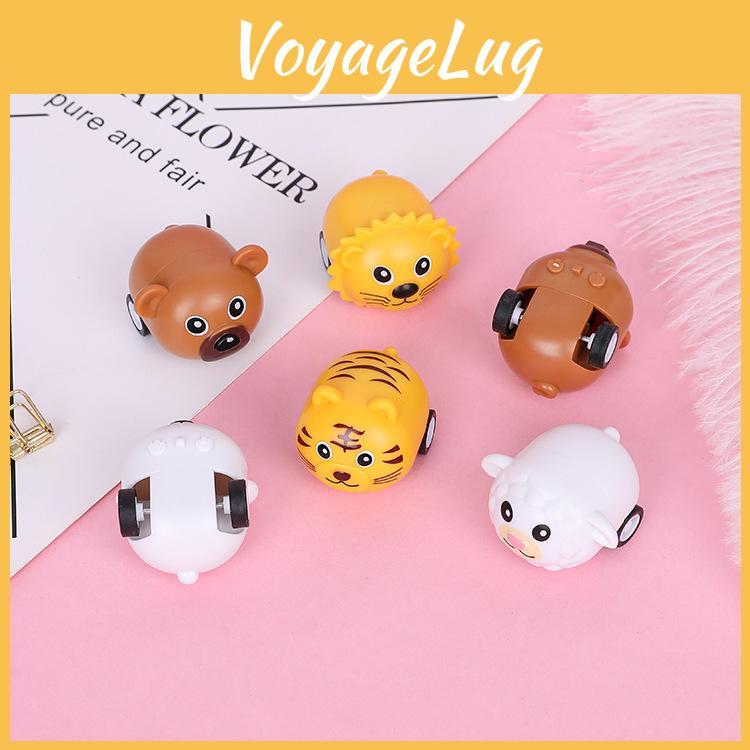 Tiger Lion Plastic Animal Inertia Toy Car For Early Childhood Learning And Play