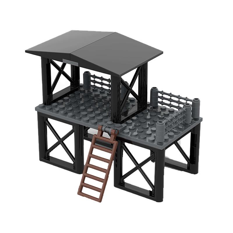 WWII Outpost Watchtower Military Building Blocks Set for Export
