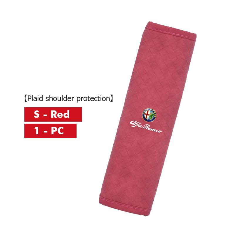 

Car Safety Seat Belt Shoulder Breathable Protection Padding Pad For Alfa Romeo Giulia 147 Mito 156 159 166 GT Stelvio Brera