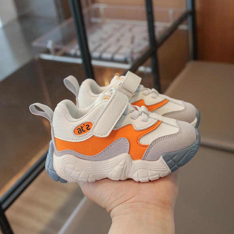 

Children s leather sneakers spring 2025 new boys and children soft sole single shoes neutral girls breathable casual shoes 21