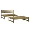 VidaXL Salon de Jardin 2 pcs, Mobilier de Patio, Mobilier de Terrasse, Meubles de Jardin, Ensemble de Canapés d'Extérieur, 825729