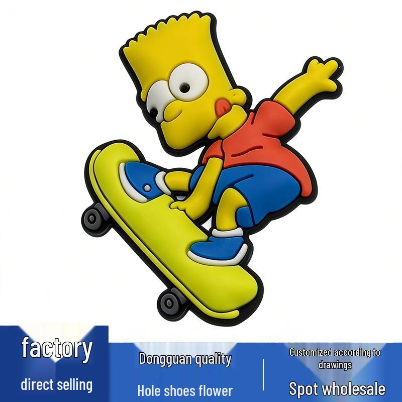 The Simpsons Series PVC Shoe Charms – Flower Accessories