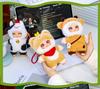Trendy Enamel Doll Plush Toy Pendant - Cute Cartoon Animal Charm