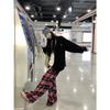 Women's clothing autumn new lazy style loose and thin versatile small fashion versatile sweater knitted jacket