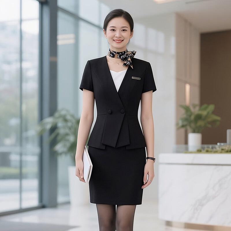 

Teluoman Women s Lightweight Professional Three-Piece Suit Set L