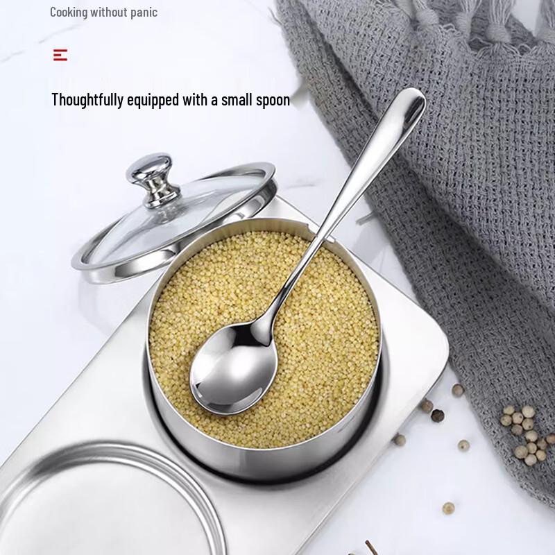 Yunshuang Stainless Steel Seasoning Jars & Oil Pot Set