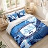 Bedding Set 1 Duvet Cover 2 Pillowcases Preston North End Football Print Bedroom Home Decoration
