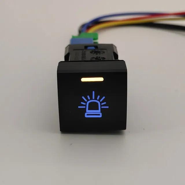 Car LED Light Radar Steering Wheel Heating Rearview Mirror Control Switch Button For Toyota Camry Corolla 2018 Rav4