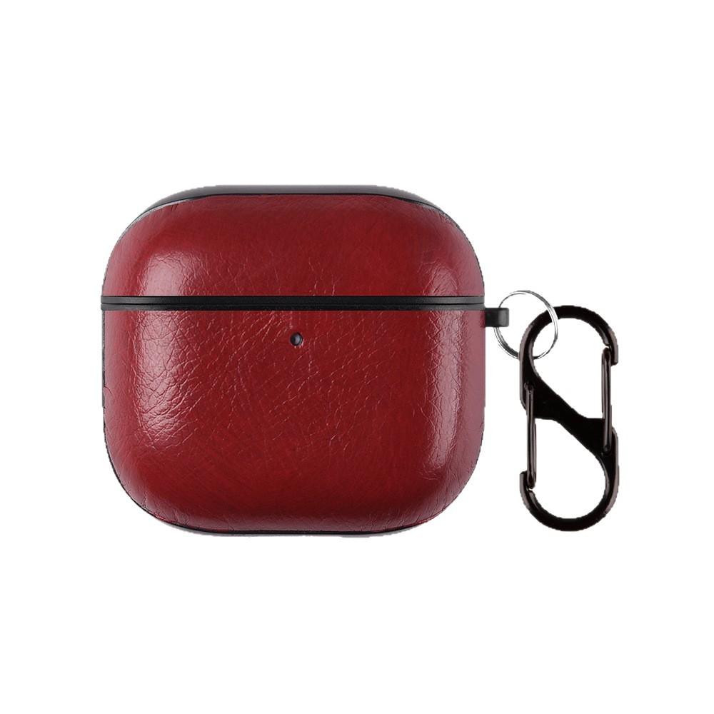 The new split leather earphone cover is suitable for AirPods 4 ordinary leather earphone cover anti-drop protective case