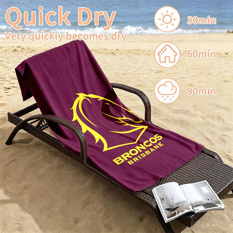 Brisbane Beach towels also serve as bath towels summer essential a musthave for the outdoors the beach and the pool