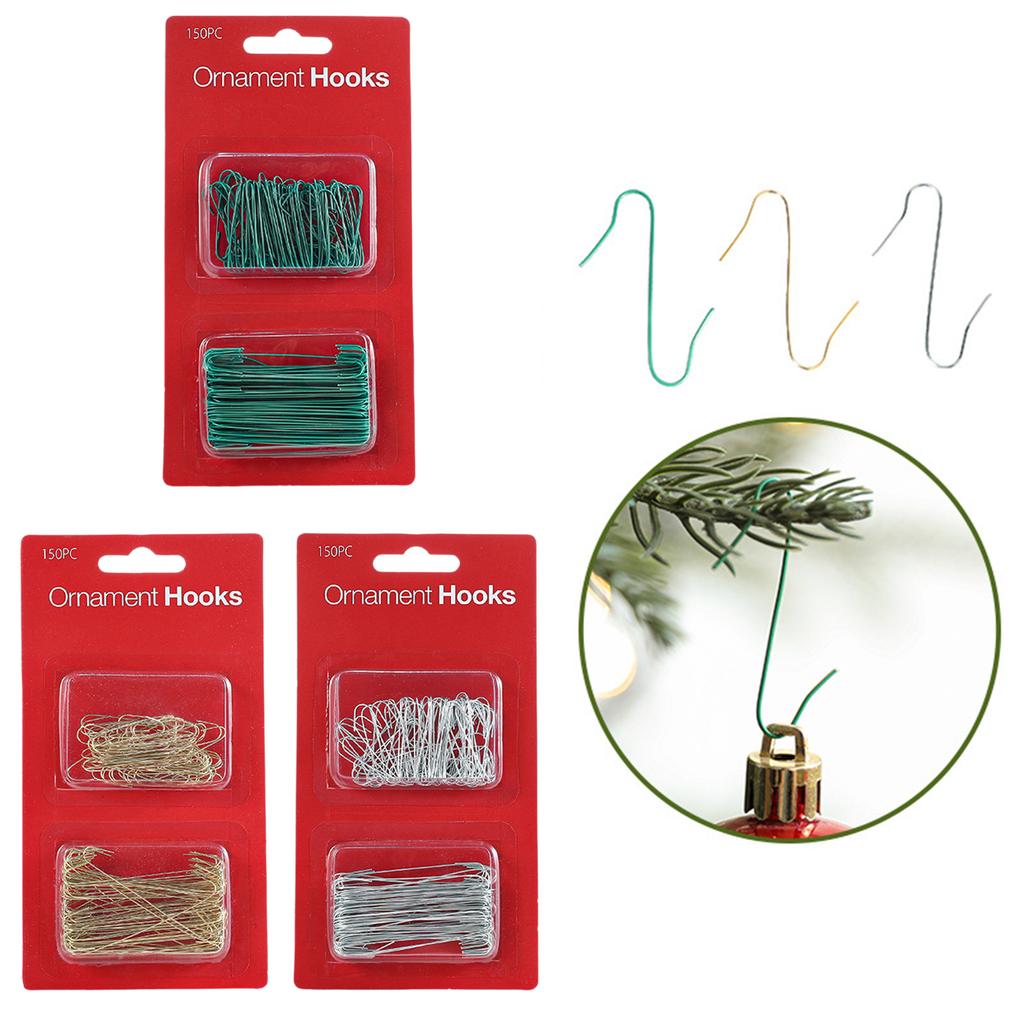 S-shaped Christmas Tree Hooks, Suitable For Christmas Ball Decorations And Ornaments.