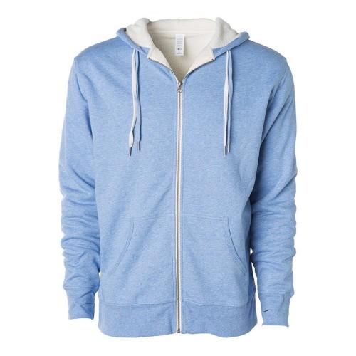 Independent Unisex Adult Sherpa Lined Zipped Hooded Jacket
