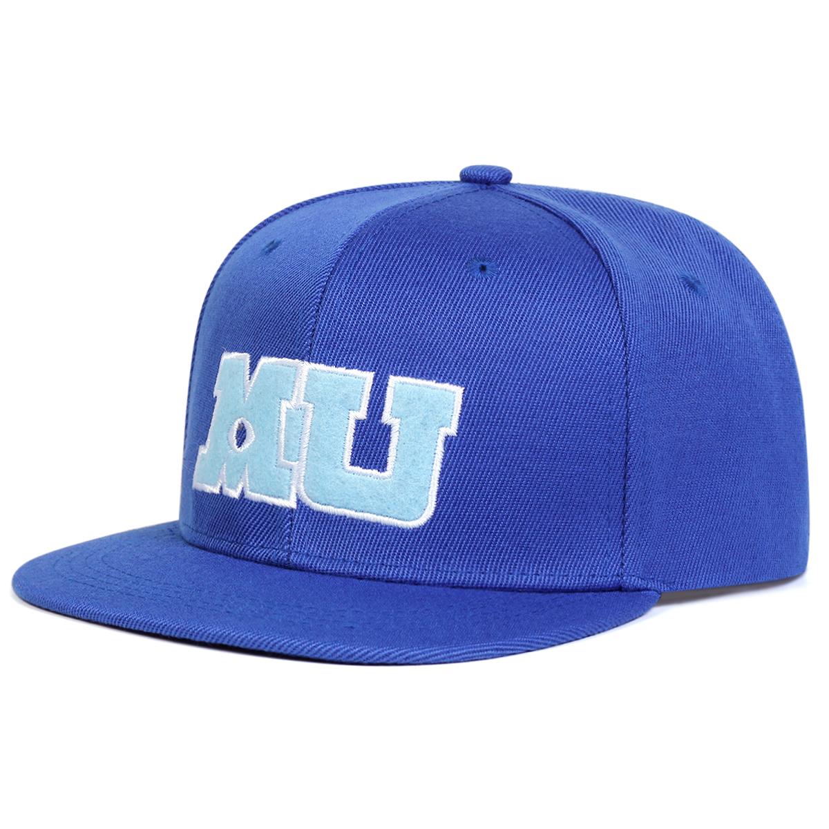 

Унисекс бейсболка с вышивкой букв и глаз, уличная шляпа для танцев, мужские кепки с плоским козырьком в стиле хип-хоп, кепки-снэпбэк, хлопковая шляпа синий