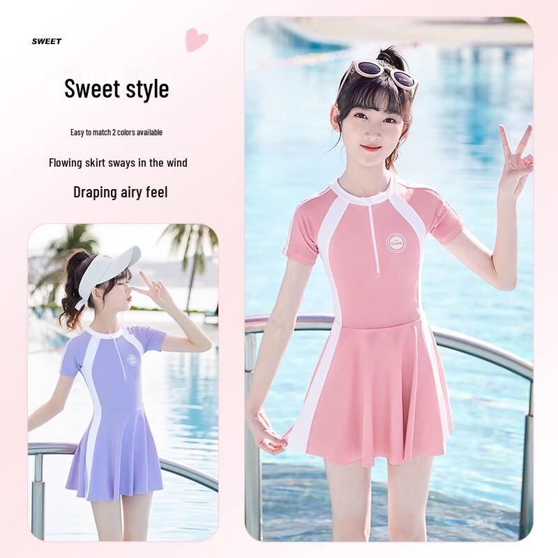 Youyou Girls' Six-Piece Swimsuit Set