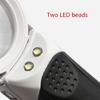 2 LED Light 16X Magnifying Glass Lens Pocket Handhelds Microscope Reading Magnifier