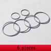 For BMW X5 F15 X6 F16 2014-18 ABS Silver Car Door Audio Speaker Sound Horn Decoration Trim Ring Sticker Interior Car Accessories