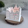 Silicone Candle Holder Mold House Shape Silicone Candle Stand Making Mold Craft Candlestick Molds for Making Epoxy Resin Candles