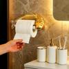 Wall-Mounted Toilet Paper Roll Holder Golden Carp Tissue Paper Shelf Napkin Storage Rack  Kitchen