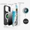 Sea Tropical Palm Trees Beach Phone Magnetic Case For IPhone 16 14 13 12 11 15 Pro Max Plus For Magsafe Wireless Charge Cover