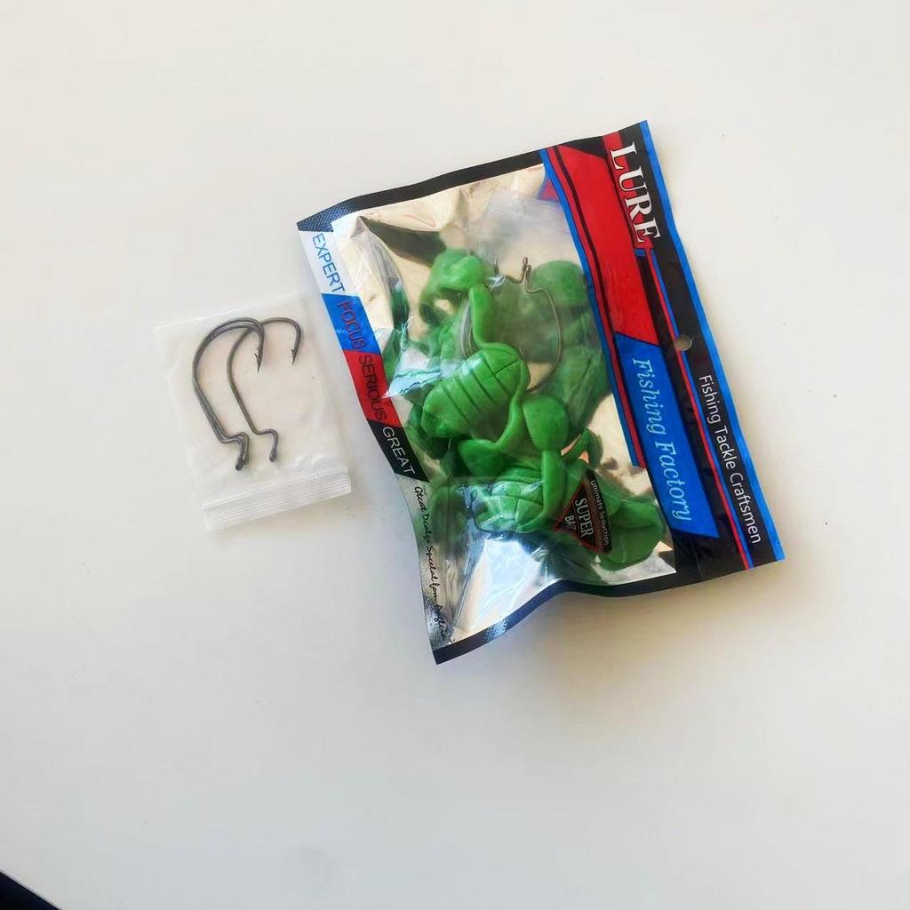 Black Fish Lure: Floating Soft Bait - Imitation Mandarin Fish & Frog for Long Cast Wild Fishing