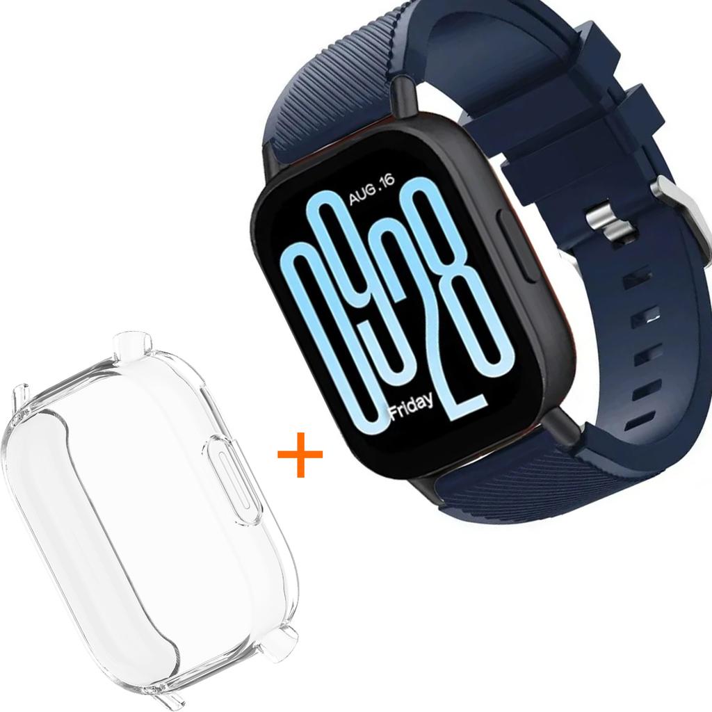 Silicone Strap With TPU Case For Xiaomi Redmi Watch 5 Active Lite Smart Watch Wrist Band And Case For Redmi Watch 5 Active Lite