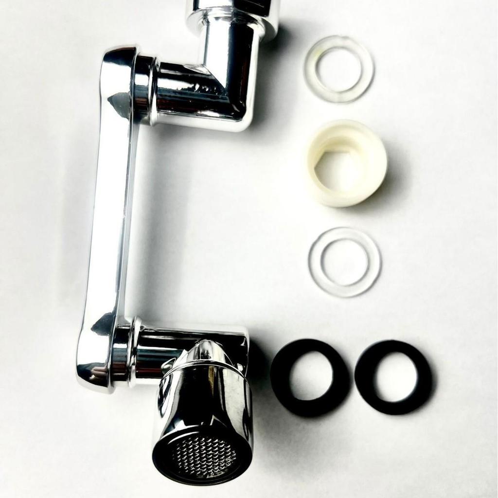 Universal Rotating Mechanical Arm Faucet Extender for Bathroom Basin