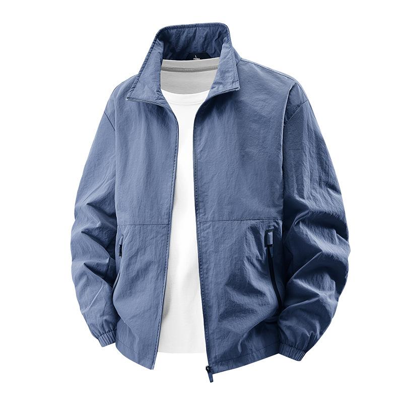 New Spring and Autumn Outdoor Jacket Business Stand Collar Jacket Sports Casual Versatile Men's Jacket