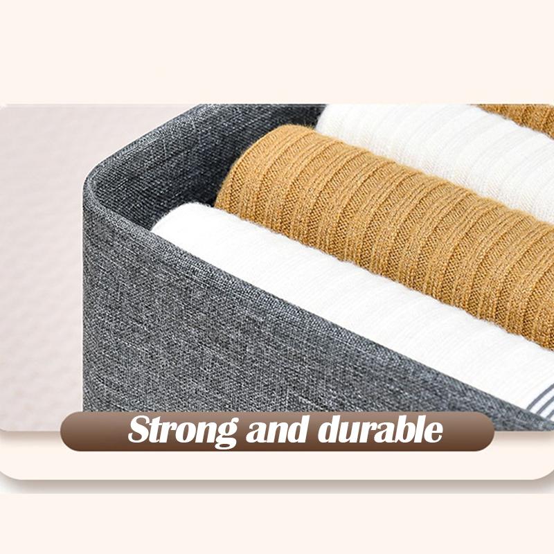 Stronger Folding Storage Box Clothes and Pants Household Split Drawer Wardrobe Storage Box Clothing Organizers