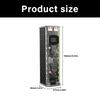 LED Illuminateds 45WPD Fast Charge Battery Case 8x18650 Holder Transparents ABS No Soldering