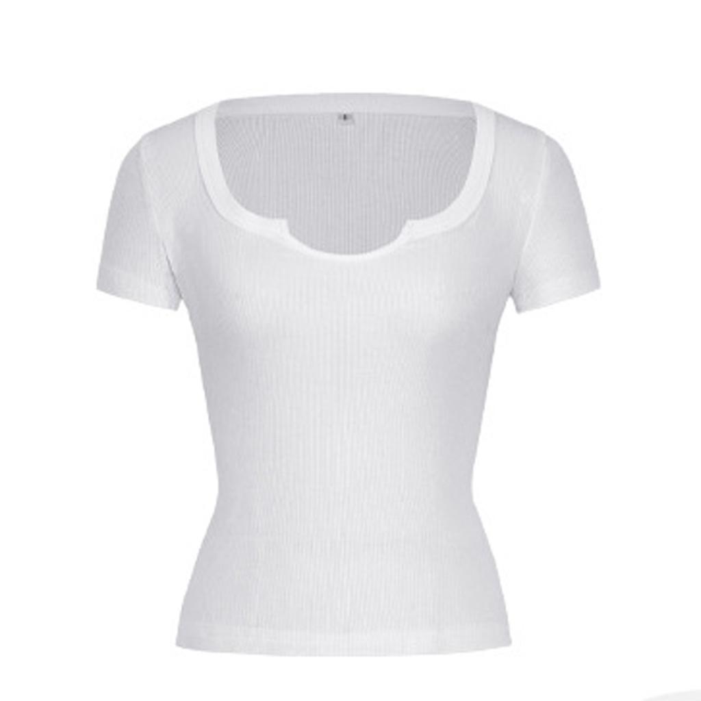 Women's Strapless And Navel Exposed Hollow Solid Color Knitted Top