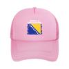 Bosnia and Herzegovina Flag Casquette  Unisexs Womens Outdoor Hats  Adjustable Snapback Hat Casual Baseball Caps