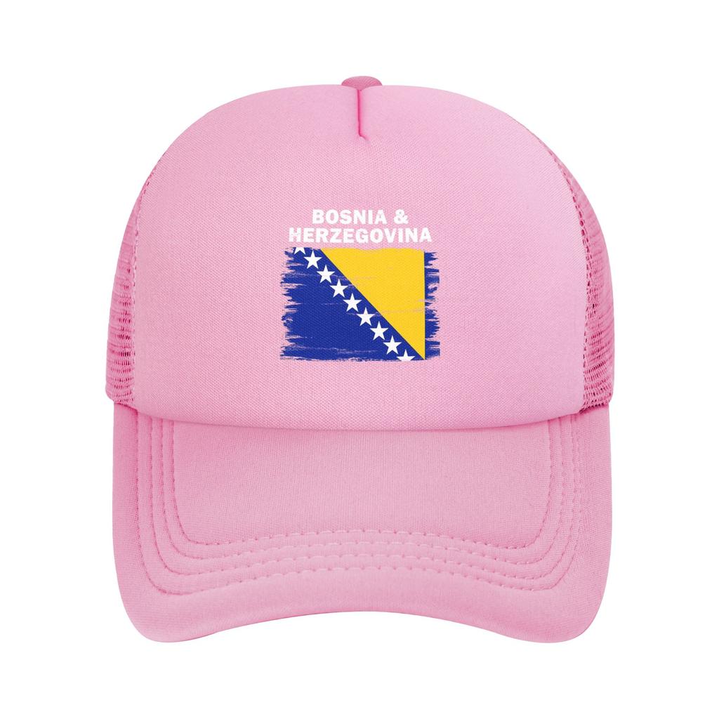 Bosnia and Herzegovina Flag Casquette  Unisexs Womens Outdoor Hats  Adjustable Snapback Hat Casual Baseball Caps