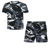 2023 Summer Kids Clothes Set For Baby Boys Camouflage Tops Pants 2PCS Short Sleeve Costume Tracksuit Outfits Set