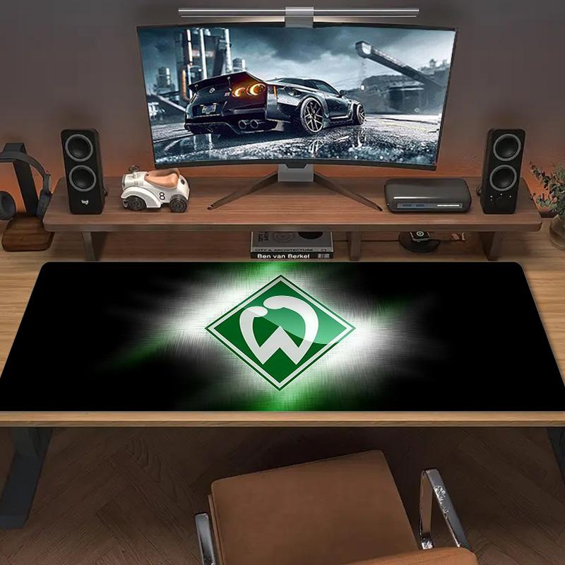 Werder Bremen Print Cushion Non-slip Laptop Tablet Big Mousepad XXL Mat Mini PC Playmat With Lock edge