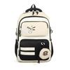 Schoolbag 2025 New Versatile High Value Large Capacity Junior High School Student Schoolbag Simple and Lightweight Backpack Casual Contrasting