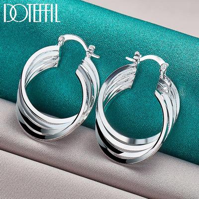 925 sterling zilveren mode-oorbellen