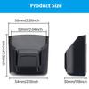 2/4Pcs Car Key Holder Clip Car Interior Storage Box Dashboard Organizer Adhesive Mount For Card Key Rack Universal Fit