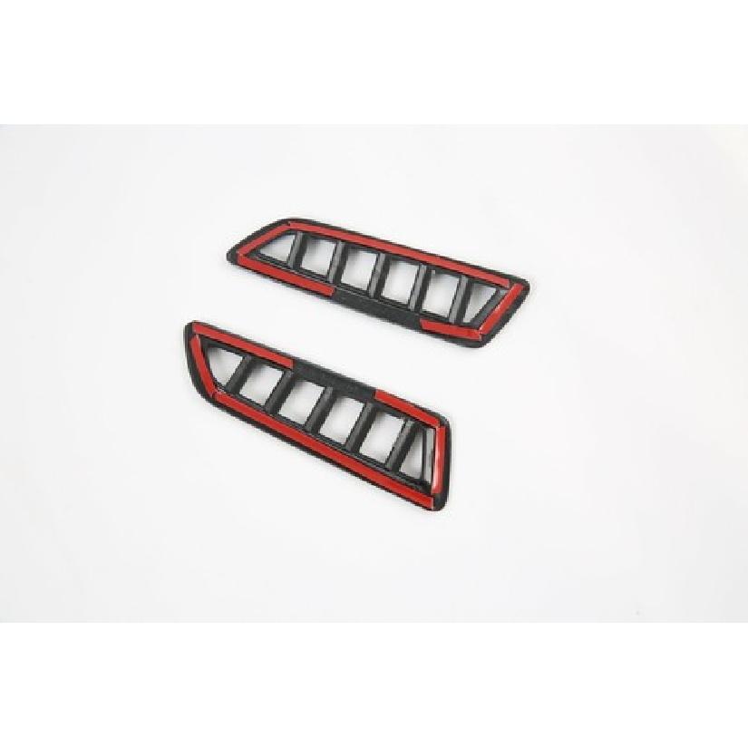 Carbon Fiber Look Front Console Air Vent Cover Trim For - KIA SORENTO