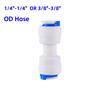 OD 1/4" 3/8" Pipe Slip Lock Quick Connector Water Purify Joint Garden Irrigation Straight Elbow Tee Valve Pipe Coupling Fittings