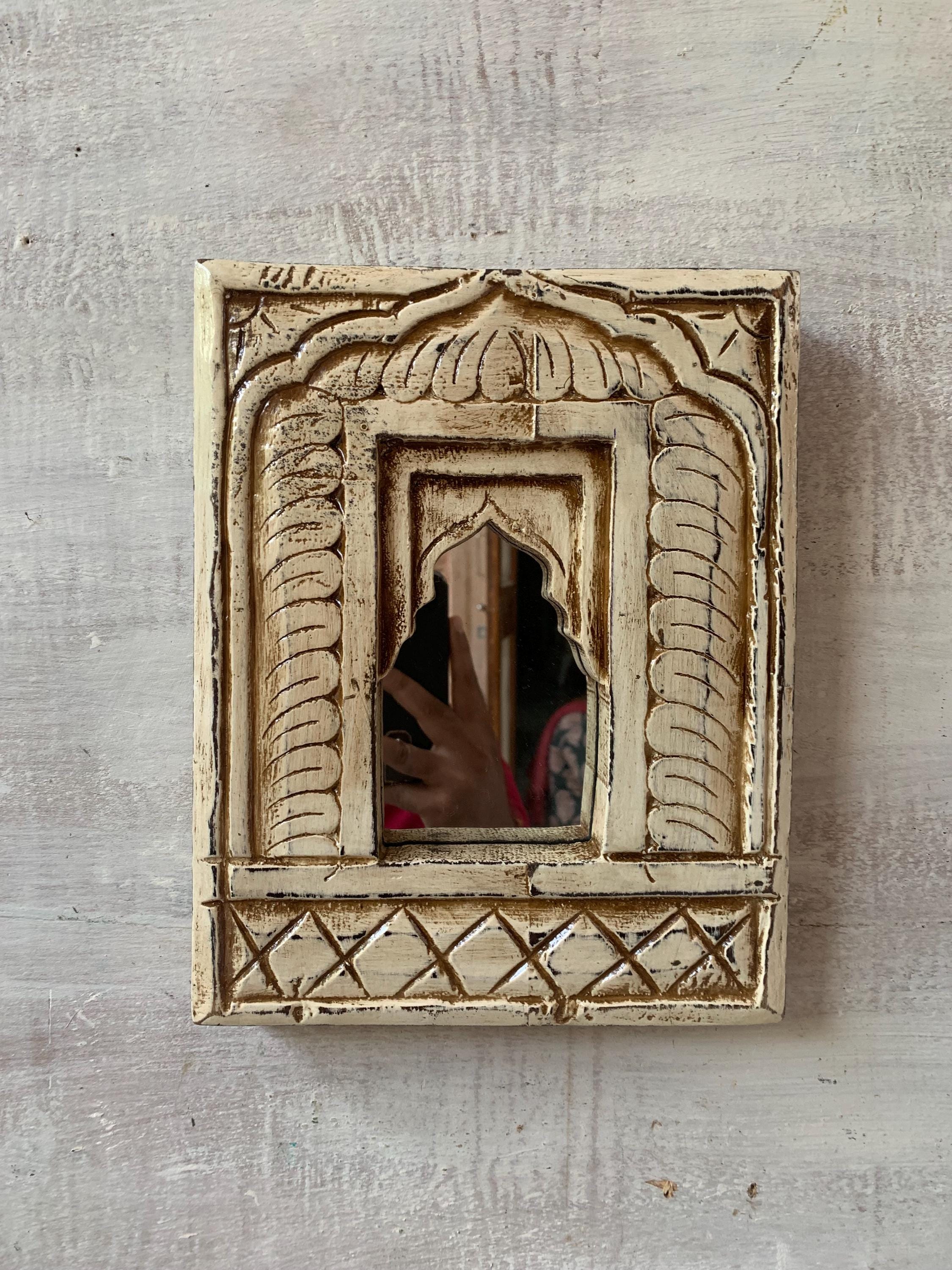 Handmade Hand Painted Jharokha Wall Hanging: Indian Home Decor разноцветный