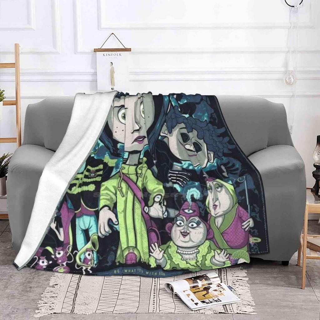 Coraline Movie New Arrival Fashion Leisure Warm Flannel Blanket Simplebutsweet Aesthetic Tumblr Cheap Packs Trendy Brandy Star