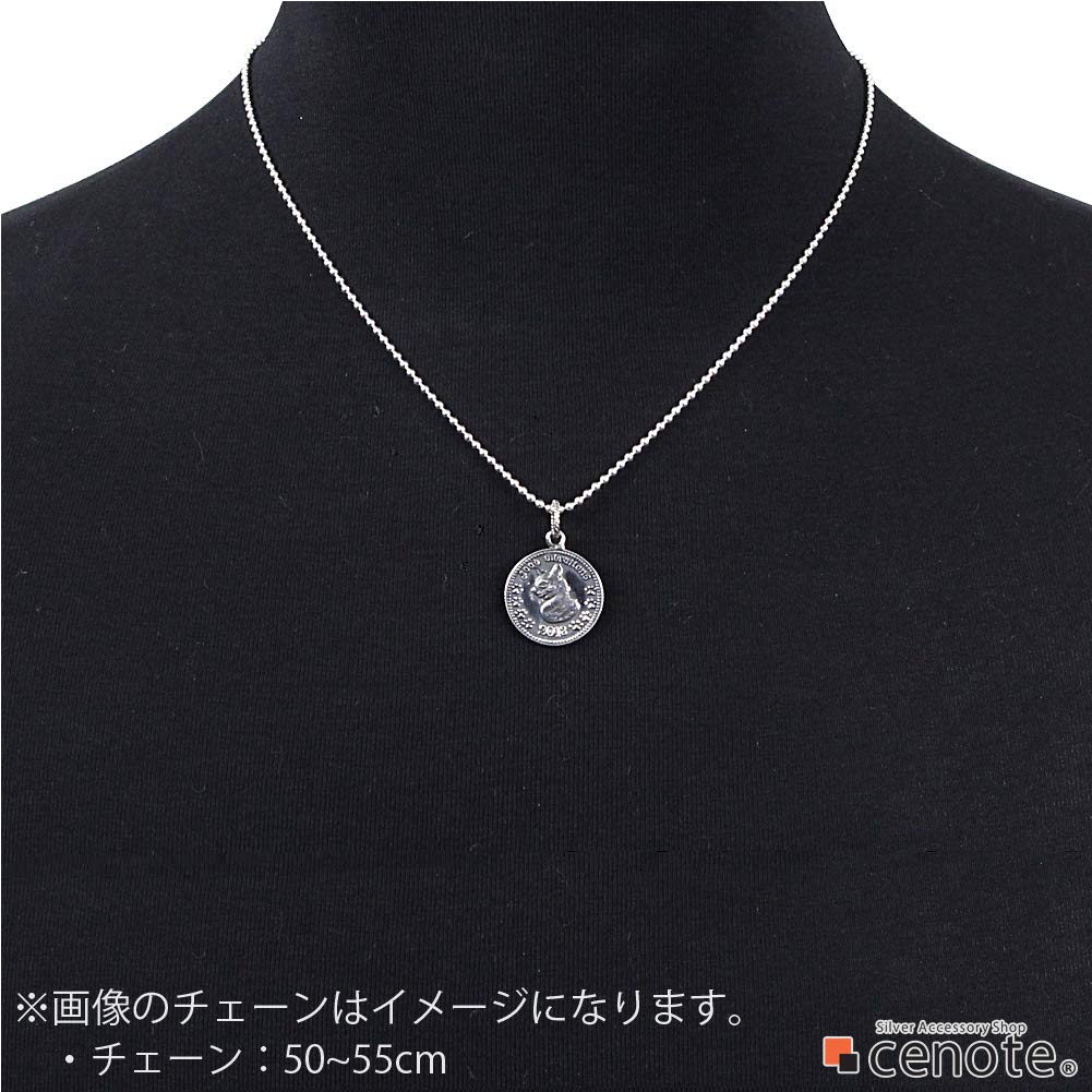 [Cenote] Cat Coin Pendant [Silver 925 Accessory] p0680